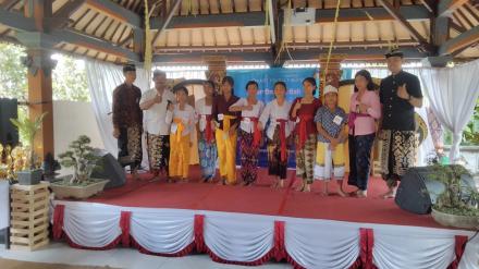 Perayaan Bulan Bahasa Bali Desa Kaliasem
